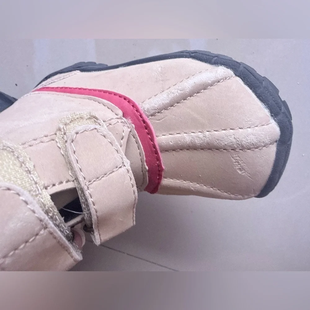 Kids Tan / Pink Winter Boots beige Infant 2 Boots Gymboree Size One 3- Other 4